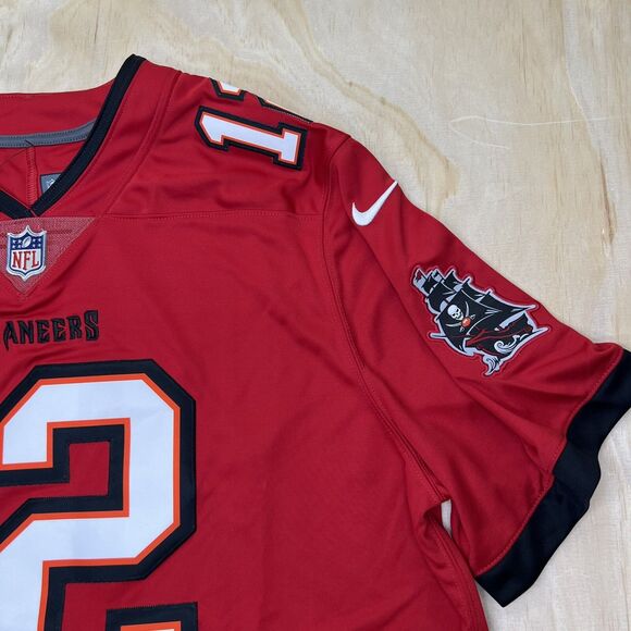 NEW XXL Tom Brady Tampa Bay Buccaneers Nike #12 Retired Player Jersey Red SEWN - Picture 3 of 16